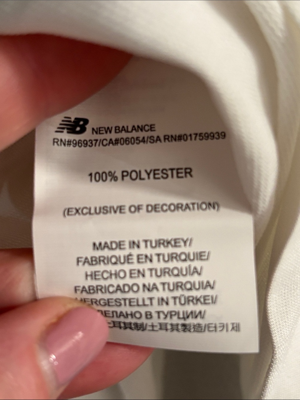 New Balance Flywheel Mesh Racerback Aerocore Running Tank Top White Sz L. NWT - Picture 11 of 12